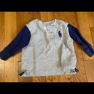 3 month Polo Long sleeve Top
